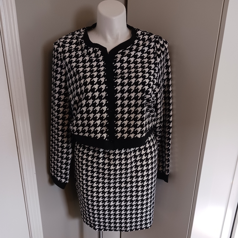 Two piece mini suit